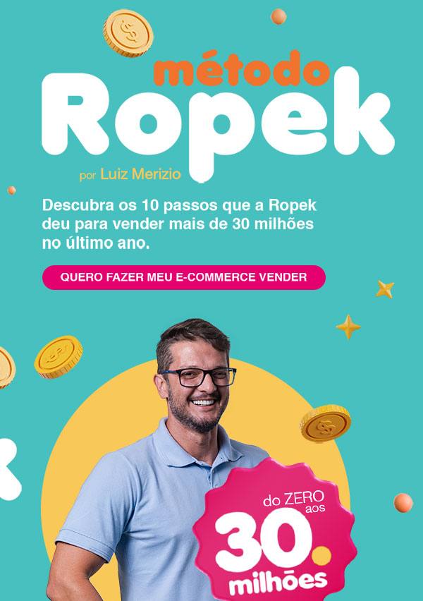 Homem branco sorrindo ao lado de dizeres sobre o método